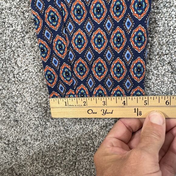 BeBop Cropped Pants Sz 11 Boho Chic Retro 70s Groovy Medallions Parisian Office - Picture 3 of 14